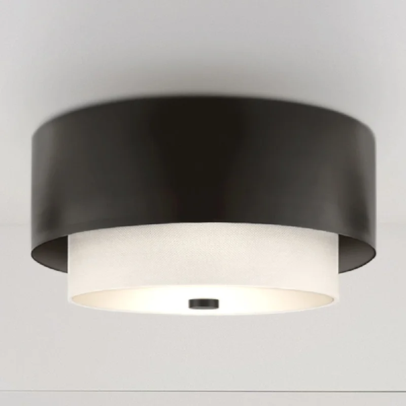 Industrial Lighting for Furniture FactoriesUHP4852 Modern Indoor Ceiling Light, 7-7/8''H x 14"W x 14''D, Matte Black Finish, Rochester Collection Industrial Lighting for Furniture FactoriesUHP4852 Modern Indoor Ceiling Light, 7-7/8''H x 14"W x 14''D, Matte Black Finish, Rochester Collection