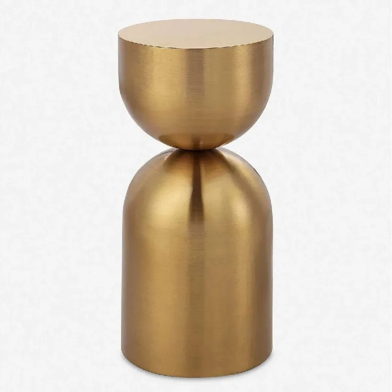 Golden Vessel Accent Table