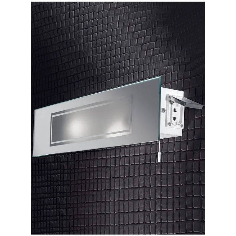 fabric wall lamps with a linen shade for a relaxed and breathable atmosphereFranklite Mirrored Bathroom Wall Light - ID 6951 - CLEARANCE fabric wall lamps with a linen shade for a relaxed and breathable atmosphereFranklite Mirrored Bathroom Wall Light - ID 6951 - CLEARANCE