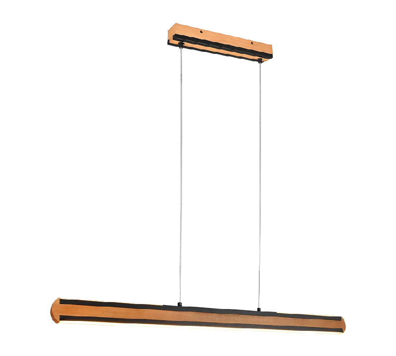 Deacon LED Linear Pendant - Natural Finish