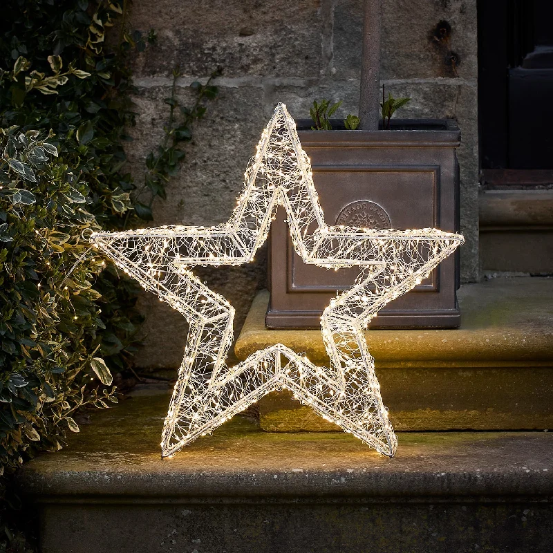 String Lights for Seasonal Decorations (Spring, Fall, etc.)38cm Wire Wrapped 3D LED Star Light String Lights for Seasonal Decorations (Spring, Fall, etc.)38cm Wire Wrapped 3D LED Star Light