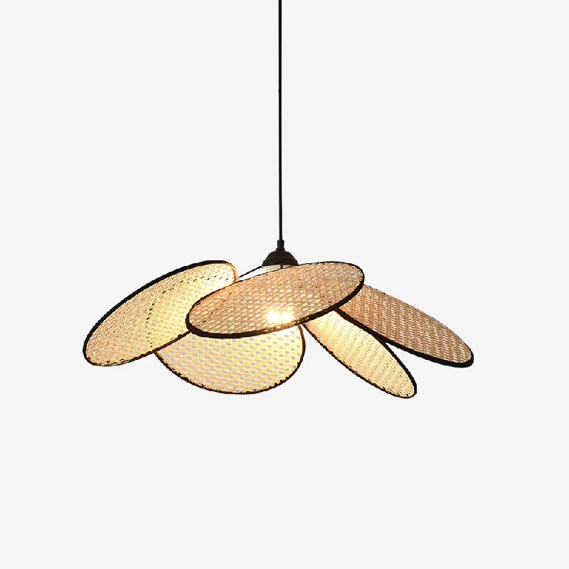 Wireless Lava Lamps for Cord - Free PlacementFlow Rattan Pendant Lamp