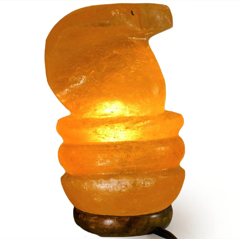 Natural Himalayan Salt Lamps with Soft GlowNatural Himalayan Snake Shaped Salt Lamp.