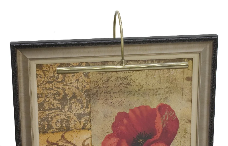 Recessed lights for beauty salons to provide flattering lightingAdvent Profile LED 16" Antique Brass Picture Light