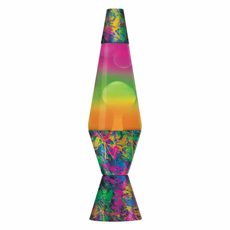 Lava Lamps with Custom - Shaped Containers for Unique AppealLAVA® LAMP COLORMAX PAINTBALL – WHITE/TRICOLOR 14.5” Lava Lamps with Custom - Shaped Containers for Unique AppealLAVA® LAMP COLORMAX PAINTBALL – WHITE/TRICOLOR 14.5”