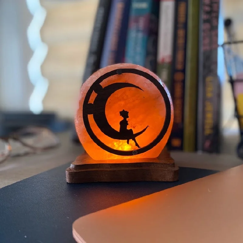 Salt Lamps for Music Rooms to Enhance the VibeFairy Sitting on the Moon USB Plugin Himalayan Salt Lamp Salt Lamps for Music Rooms to Enhance the VibeFairy Sitting on the Moon USB Plugin Himalayan Salt Lamp