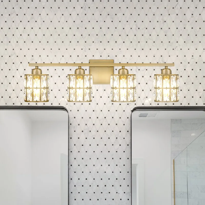Dimmable Industrial Lighting for Ambiance ControlUQL5402 Glam Indoor Bath Light, 8''H x 29.5''W x 6.25''D, Aged Brass Finish, Casselton Collection Dimmable Industrial Lighting for Ambiance ControlUQL5402 Glam Indoor Bath Light, 8''H x 29.5''W x 6.25''D, Aged Brass Finish, Casselton Collection