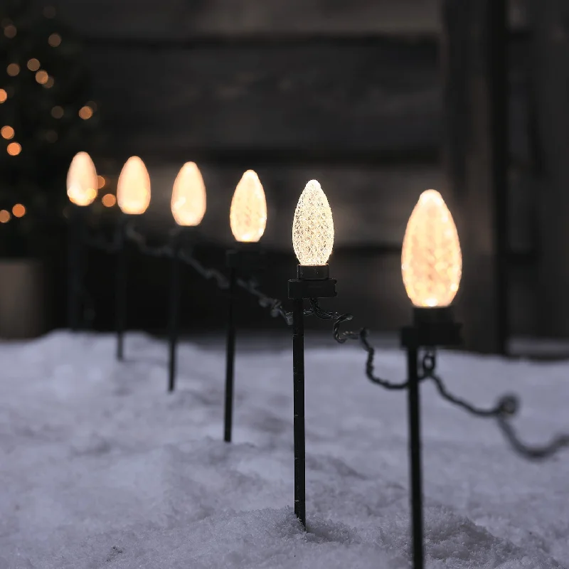String Lights for DIY Home Decor Projects20 LED Warm White Connectable Lights with Ground Stake String Lights for DIY Home Decor Projects20 LED Warm White Connectable Lights with Ground Stake