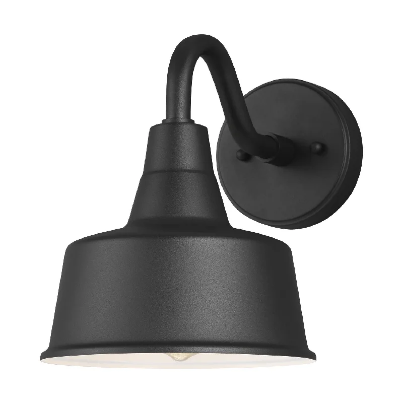 wood wall lamps with natural grain for a warm and organic feelBarn Light Small 1-Light Outdoor Wall Lantern