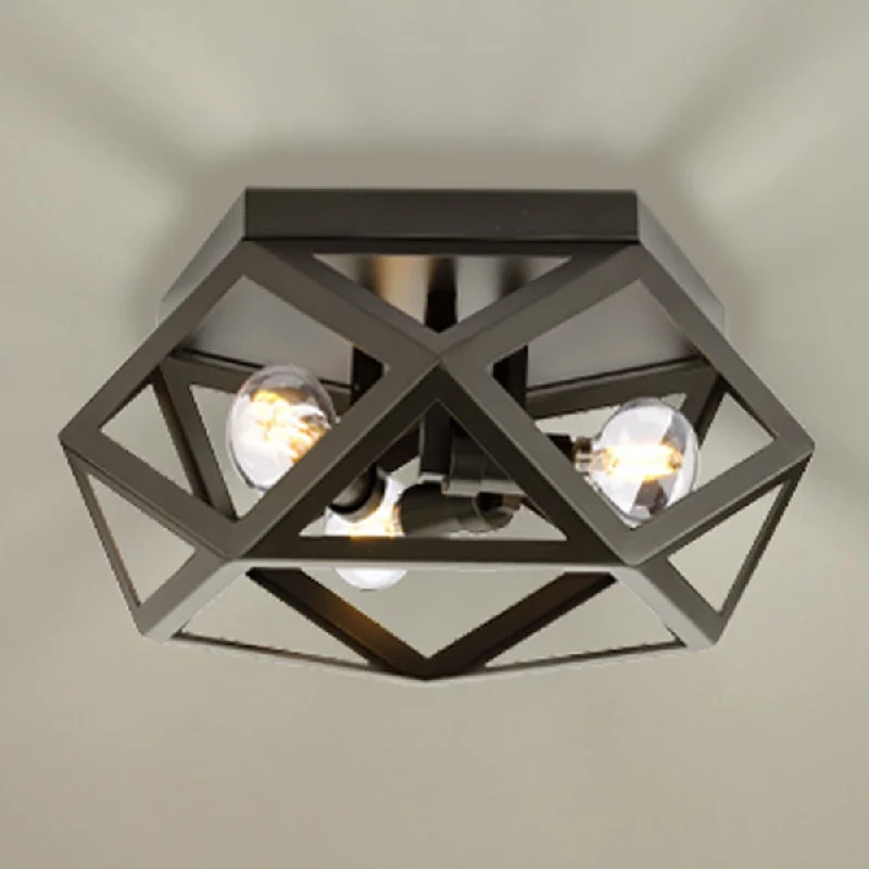 Industrial Lighting for Electronics ManufacturingUHP4830 Modern Indoor Ceiling Light, 5-1/2''H x 14-5/8"W x 14-5/8''D, Architectural Bronze Finish, Mohall Collection Industrial Lighting for Electronics ManufacturingUHP4830 Modern Indoor Ceiling Light, 5-1/2''H x 14-5/8"W x 14-5/8''D, Architectural Bronze Finish, Mohall Collection