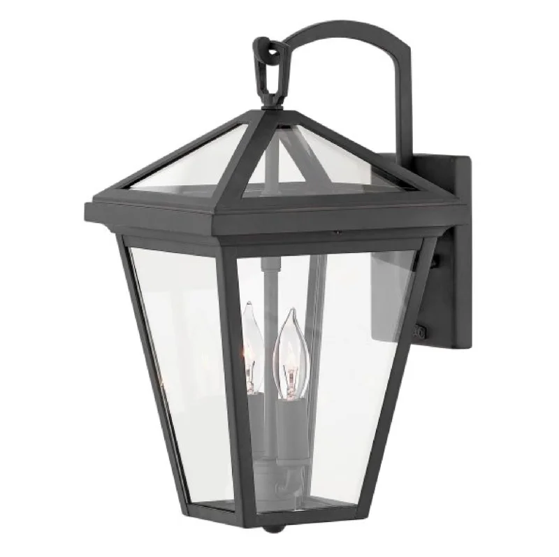 ceramic wall lamps with hand - painted designs for an artistic touchSmall Outdoor Wall Lantern, Black - ID 12376 ceramic wall lamps with hand - painted designs for an artistic touchSmall Outdoor Wall Lantern, Black - ID 12376