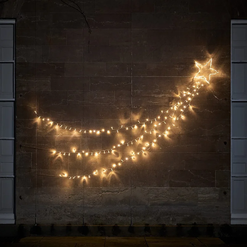 String Lights for DIY Home Decor Projects3.4m Dual Colour LED Shooting Star Silhouette Hanging Light String Lights for DIY Home Decor Projects3.4m Dual Colour LED Shooting Star Silhouette Hanging Light