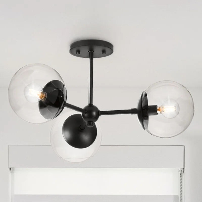 Industrial Ceiling - Mounted Lighting for Assembly PlantsUHP4446 Minimalist Indoor Ceiling Light, 10-5/8''H x 22"W x 22''D, Matte Black Finish, Canton Collection Industrial Ceiling - Mounted Lighting for Assembly PlantsUHP4446 Minimalist Indoor Ceiling Light, 10-5/8''H x 22"W x 22''D, Matte Black Finish, Canton Collection
