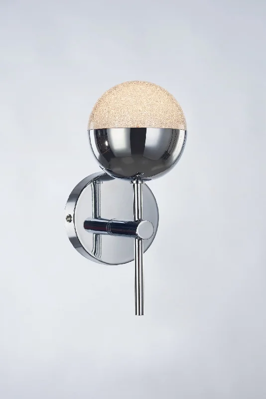 asian - inspired wall lamps with bamboo or paper shades for a zen - like Single Chrome & Crystal IP44 Wall Light - ID 6237 - CLEARANCE asian - inspired wall lamps with bamboo or paper shades for a zen - like Single Chrome & Crystal IP44 Wall Light - ID 6237 - CLEARANCE
