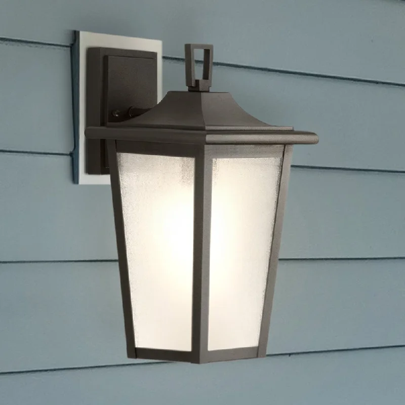 Industrial Lighting for Furniture FactoriesUHP1455 Traditional Outdoor Wall Sconce, 15''H x 9-5/8"W x 8''D, Textured Black Finish, Rolla Collection Industrial Lighting for Furniture FactoriesUHP1455 Traditional Outdoor Wall Sconce, 15''H x 9-5/8"W x 8''D, Textured Black Finish, Rolla Collection