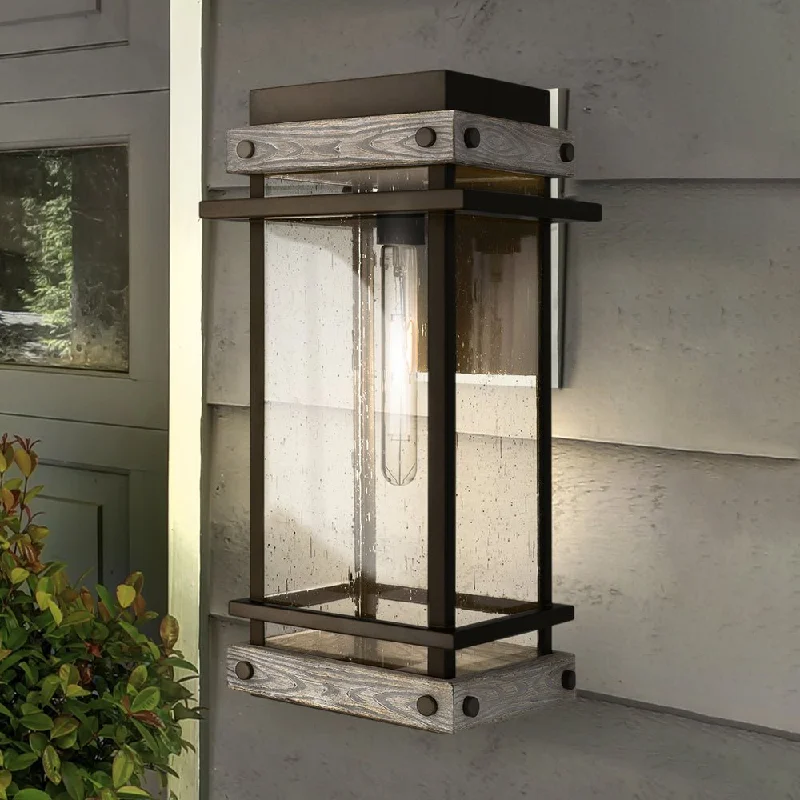 Industrial Exit Sign Lighting for Quick EvacuationUQL1932 Modern Farmhouse Outdoor Wall Sconce, 19.5''H x 9.5''W x 10.5''D, Matte Black Finish, Munich Collection Industrial Exit Sign Lighting for Quick EvacuationUQL1932 Modern Farmhouse Outdoor Wall Sconce, 19.5''H x 9.5''W x 10.5''D, Matte Black Finish, Munich Collection
