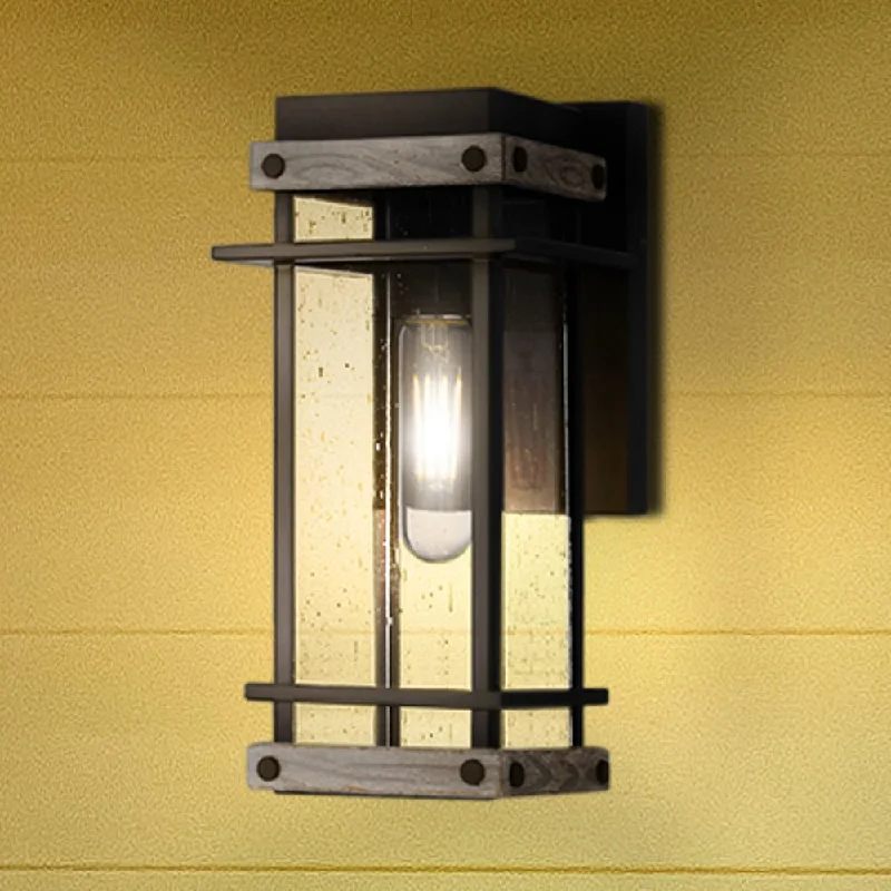 Adjustable Industrial Lighting for Flexible IlluminationUQL1930 Modern Farmhouse Outdoor Wall Sconce, 11.5''H x 5.5''W x 6.5''D, Matte Black Finish, Munich Collection Adjustable Industrial Lighting for Flexible IlluminationUQL1930 Modern Farmhouse Outdoor Wall Sconce, 11.5''H x 5.5''W x 6.5''D, Matte Black Finish, Munich Collection