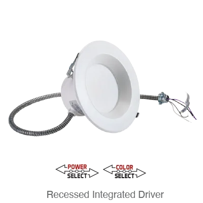 Recessed lights for entryways to make a good first impressionAdvanta LED 8 Inch Recessed Downlight, 2,600 Lumens, Wattage Selectable: 16.5W/23W/29W, CCT Selectable: 3000K/4000K/5000K, 120-277V