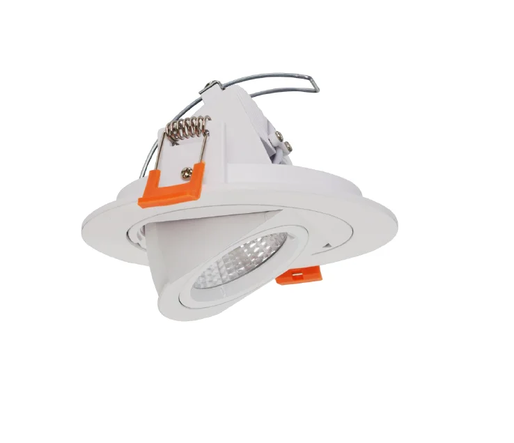 Recessed lights with adjustable trim for versatile lighting angles4" LED Adjustable Pull-Down Ultra Slim Recessed Light, 10 watt, 120V, CCT Selectable 2700K/3000K/3500K/4000K/5000K