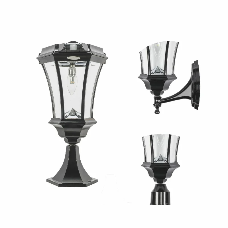 Recessed lights for historic homes with period - appropriate styleVictorian LED Solar Post Light W/ Motion Sensor, 100 Lumens, CCT Selectable 2700K, Black Finish, 3 Mounting Options Included Recessed lights for historic homes with period - appropriate styleVictorian LED Solar Post Light W/ Motion Sensor, 100 Lumens, CCT Selectable 2700K, Black Finish, 3 Mounting Options Included