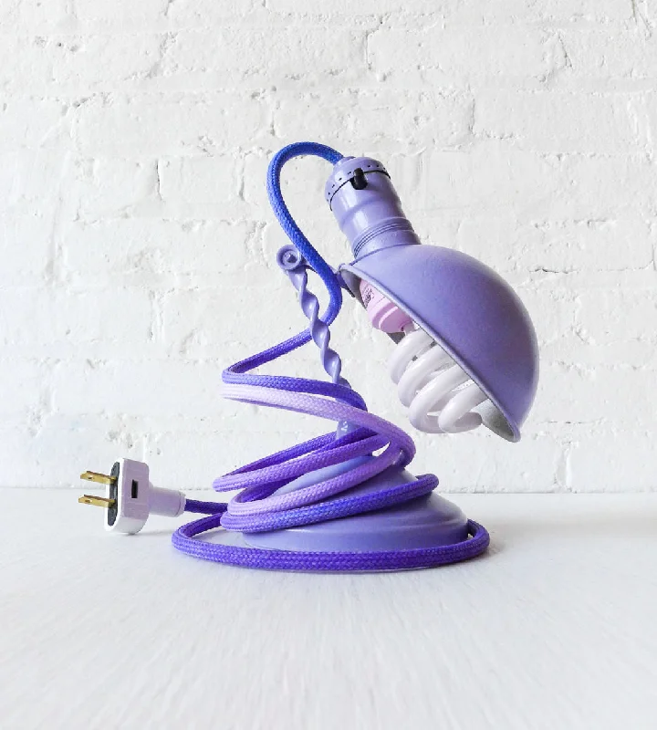 Retro Lava Lamps Inspired by 70s Decor Styles10% SALE Vintage Lavender Lamp with Purple Ombre Color Cloth Textile Cord Retro Lava Lamps Inspired by 70s Decor Styles10% SALE Vintage Lavender Lamp with Purple Ombre Color Cloth Textile Cord