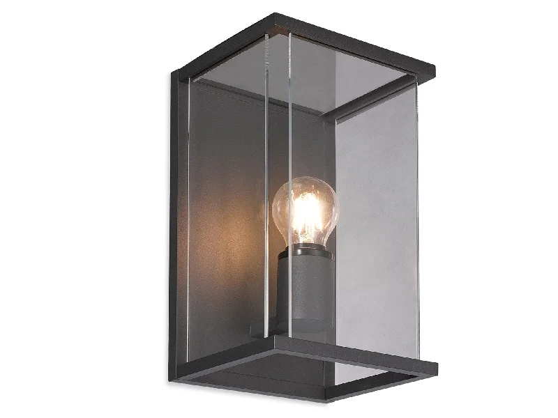glass wall lamps with frosted glass for soft, diffused lightContemporary Graphite Outdoor Wall Light in Die Cast Aluminium - ID 11045 glass wall lamps with frosted glass for soft, diffused lightContemporary Graphite Outdoor Wall Light in Die Cast Aluminium - ID 11045