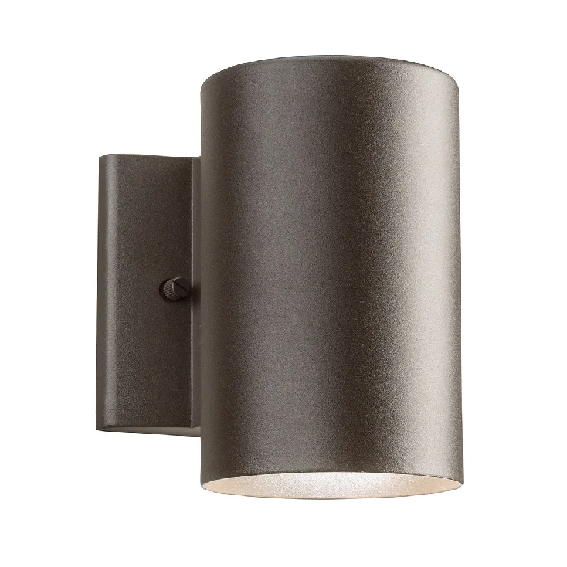 Recessed lights for music rooms to create the right ambianceOutdoor Wall 1-Light LED in Textured Architectural Bronze