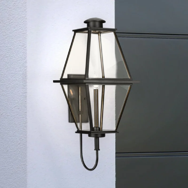 Industrial Lighting for Woodworking FactoriesUHP1518 Vintage Outdoor Wall Sconce, 32''H x 13-7/8"W x 12-3/4''D, Textured Black Finish, Solingen Collection Industrial Lighting for Woodworking FactoriesUHP1518 Vintage Outdoor Wall Sconce, 32''H x 13-7/8"W x 12-3/4''D, Textured Black Finish, Solingen Collection