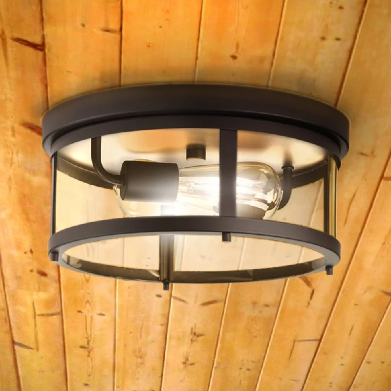 Industrial Pendant Lighting for Machine ShopsUHP1523 Farmhouse Outdoor Ceiling Light, 5-3/4''H x 12-5/8"W x 12-5/8''D, Antique Bronze Finish, Bankstown Collection Industrial Pendant Lighting for Machine ShopsUHP1523 Farmhouse Outdoor Ceiling Light, 5-3/4''H x 12-5/8"W x 12-5/8''D, Antique Bronze Finish, Bankstown Collection
