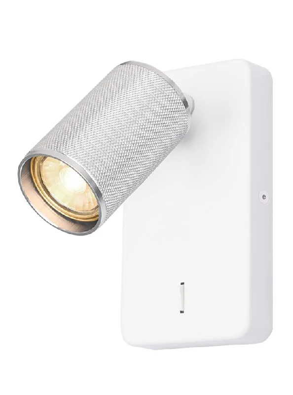 coastal style wall lamps with nautical elements for beachfront homesKNO White & Silver Knurled Single Wall Light - 13218 coastal style wall lamps with nautical elements for beachfront homesKNO White & Silver Knurled Single Wall Light - 13218