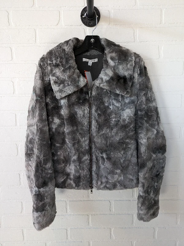 Jacket Faux Fur & Sherpa By Cabi  Size: M