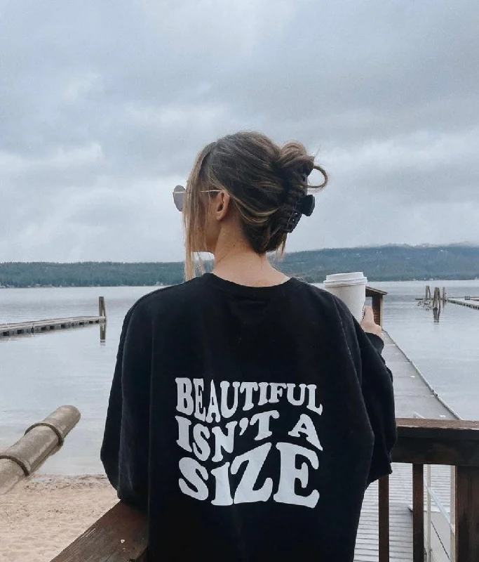 Beautiful Isn't a Size Retro Sweatshirt