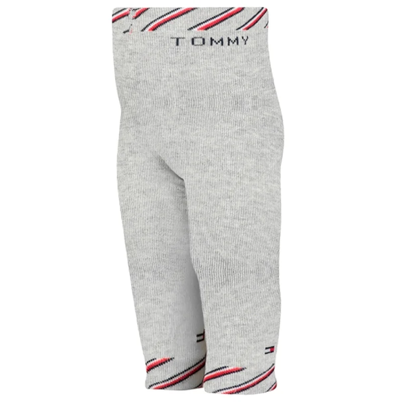 Tommy Hilfiger Baby Global Stripe Leggings Mid Grey Melange