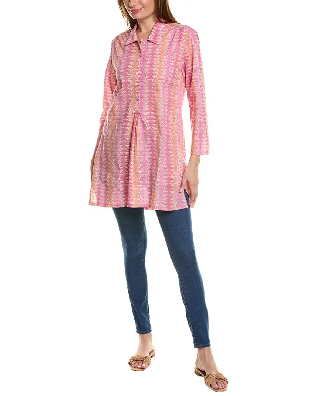 Beach to Bistro Triangle Print Tunic