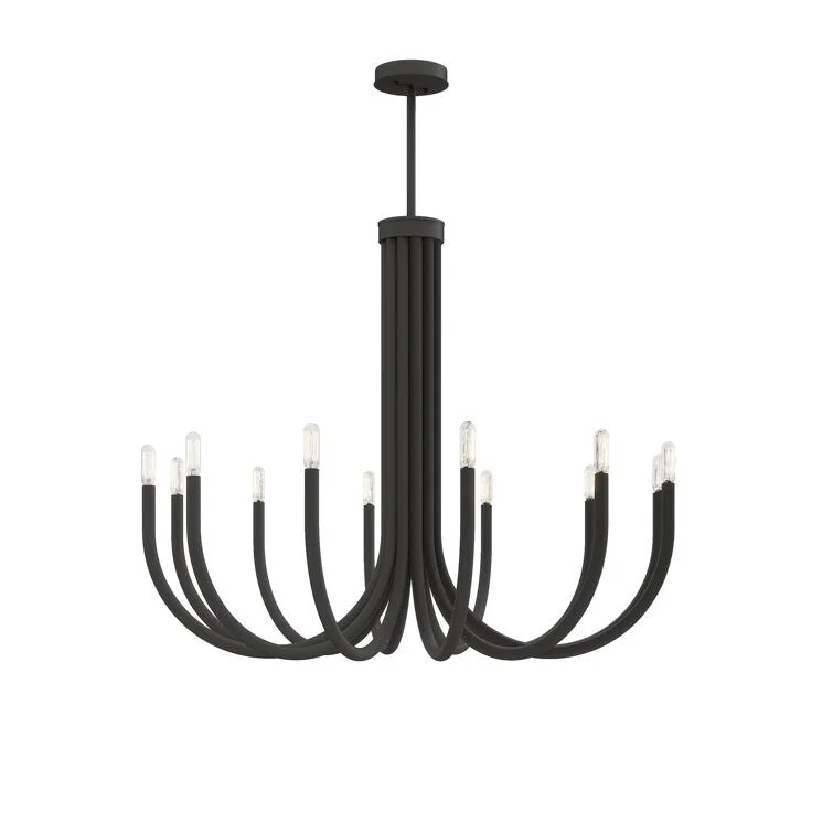 Art Deco Chandeliers for a Retro - Glam LookAcroma 12-light Modern Black Large Dimmable Chandelier -UL - N/A Art Deco Chandeliers for a Retro - Glam LookAcroma 12-light Modern Black Large Dimmable Chandelier -UL - N/A