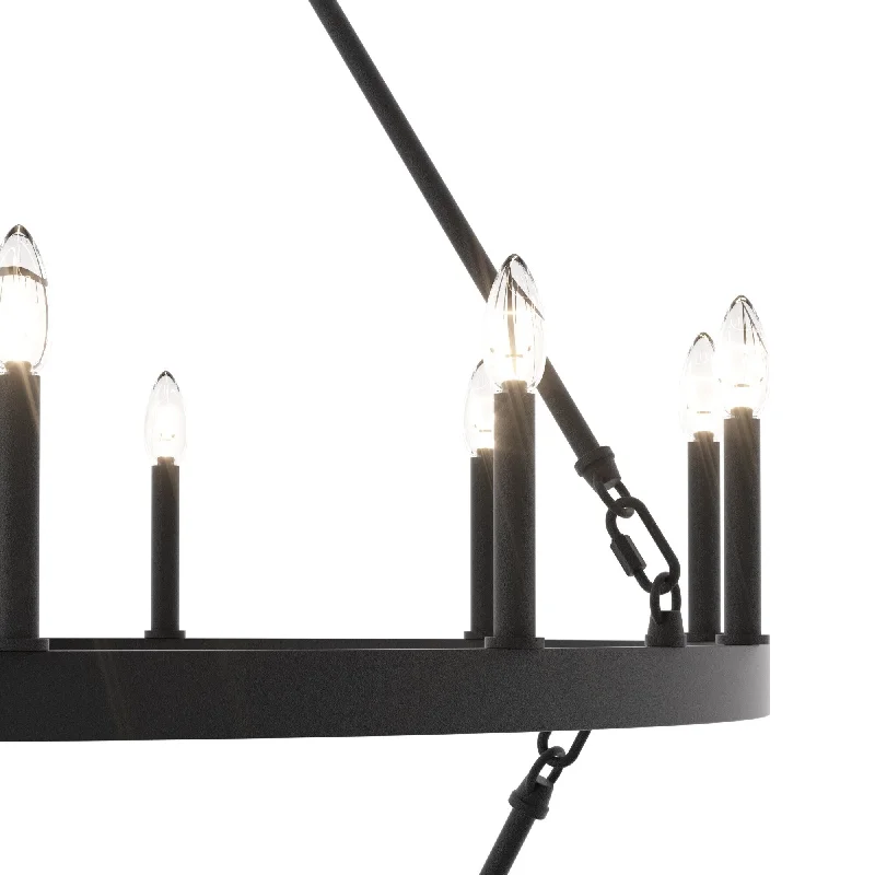 Chandeliers with Sputnik - Style Design for a Futuristic VibeAcroma 20-light Modern Farmhouse 40In Round Wagon Wheel Chandelier with UL Chandeliers with Sputnik - Style Design for a Futuristic VibeAcroma 20-light Modern Farmhouse 40In Round Wagon Wheel Chandelier with UL