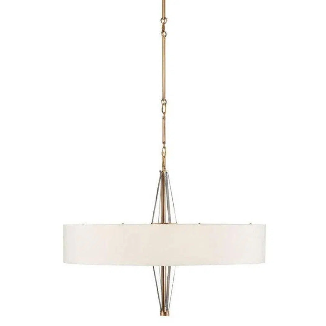 Chandeliers with Murano Glass for a High - End Artistic TouchAntique Brass Clear White Lamont Chandelier Chandeliers with Murano Glass for a High - End Artistic TouchAntique Brass Clear White Lamont Chandelier