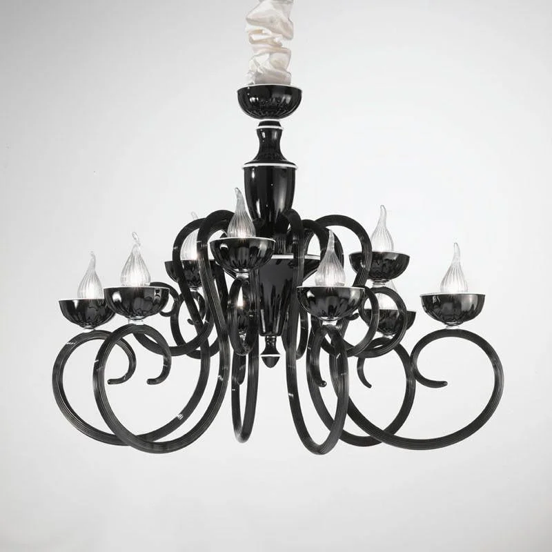 Incandescent Chandeliers for a Warm and Traditional GlowBaroque 9 Light Murano Glass Chandelier Incandescent Chandeliers for a Warm and Traditional GlowBaroque 9 Light Murano Glass Chandelier