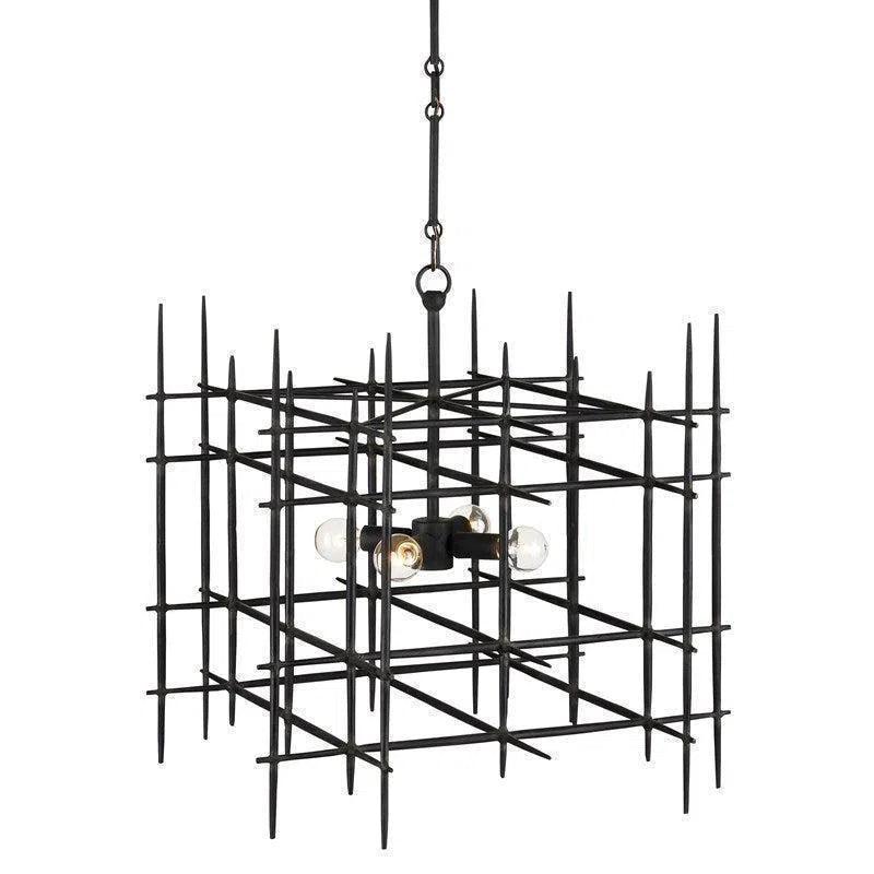 Bohemian - Style Beaded Chandeliers for Eclectic DecorBlacksmith Steelhouse Small Chandelier