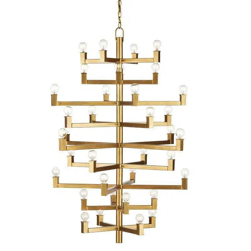 Modern Crystal Chandeliers for Contemporary HomesBrass Andre Large Chandelier