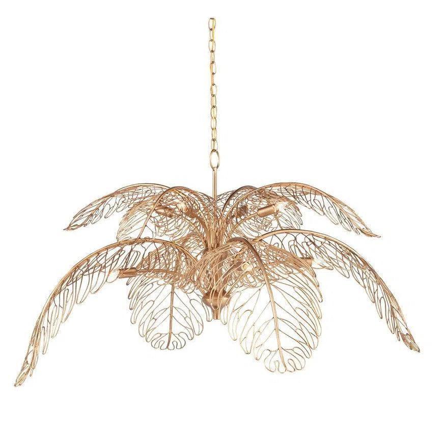 Chandeliers with Metal Frames in Bronze FinishBrass Taormina Chandelier