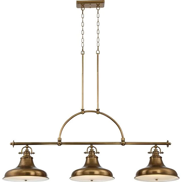 Chandeliers with Candle - Style Bulbs for a Classic AestheticAlness Three Light Weathered Brass Island Chandelier - ID 9058 Chandeliers with Candle - Style Bulbs for a Classic AestheticAlness Three Light Weathered Brass Island Chandelier - ID 9058
