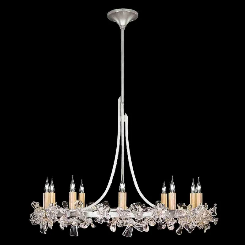Chandeliers with Colored Glass for a Splash of ColorAzu Chandelier