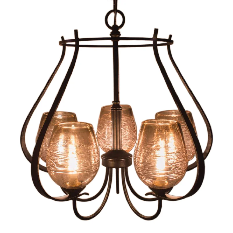 Chandeliers with Murano Glass for a High - End Artistic TouchFlora Chandelier 5 Arm Up with Basket Chandeliers with Murano Glass for a High - End Artistic TouchFlora Chandelier 5 Arm Up with Basket