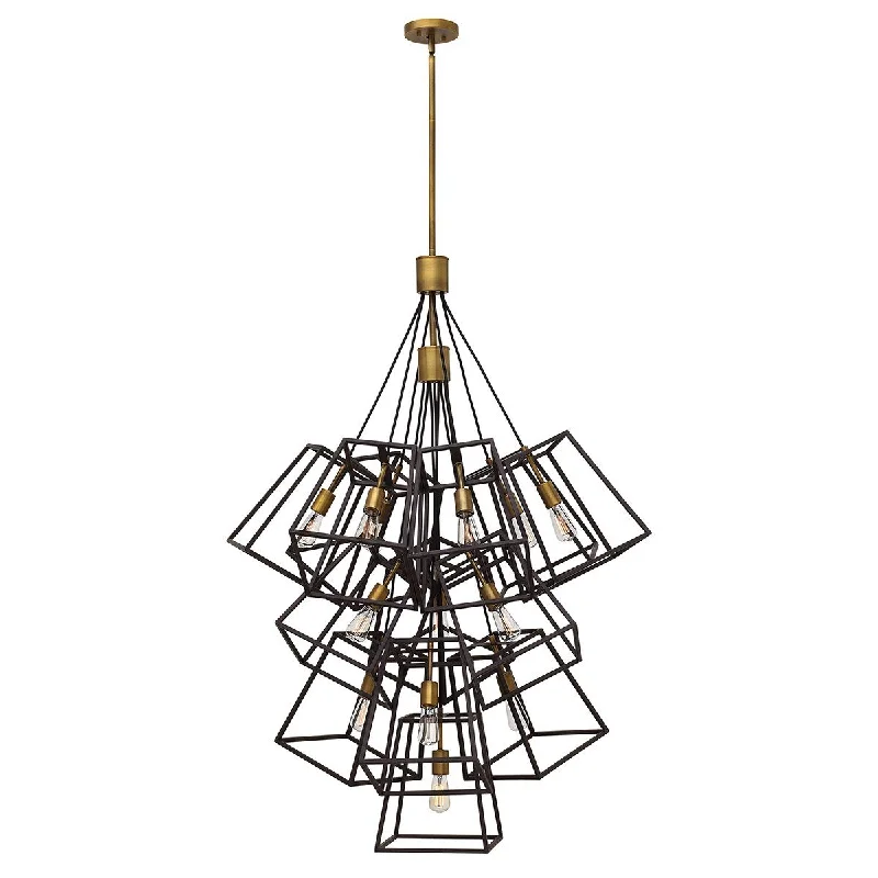 Chandeliers with Metal Frames in Silver FinishBermondsey Thirteen Light Bronze Chandelier - ID 7077 Chandeliers with Metal Frames in Silver FinishBermondsey Thirteen Light Bronze Chandelier - ID 7077