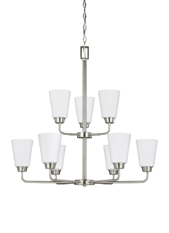Chandeliers with Adjustable Arms for Directional LightingKerrville Chandelier
