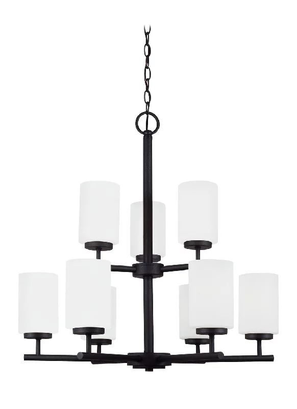 Chandeliers with Frosted Glass for a Softer Light DiffusionOslo Chandelier