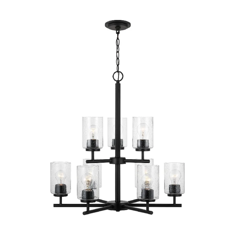 Chandeliers with Colored Glass for a Splash of ColorOslo Chandelier