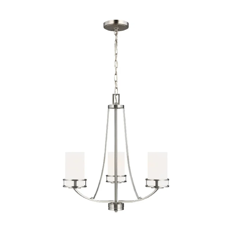 Chandeliers with Metal Frames in Silver FinishRobie Chandelier