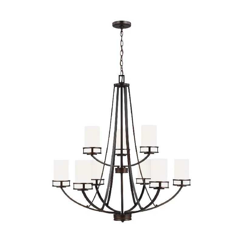 Chandeliers with Metal Frames in Silver FinishRobie Chandelier